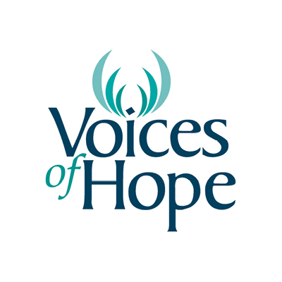 The logo for Voices Of Hope