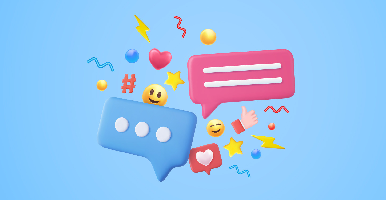 An illustration of a chat bubble