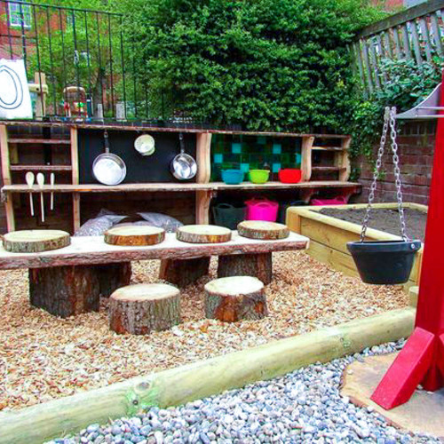 A childrens play area. 