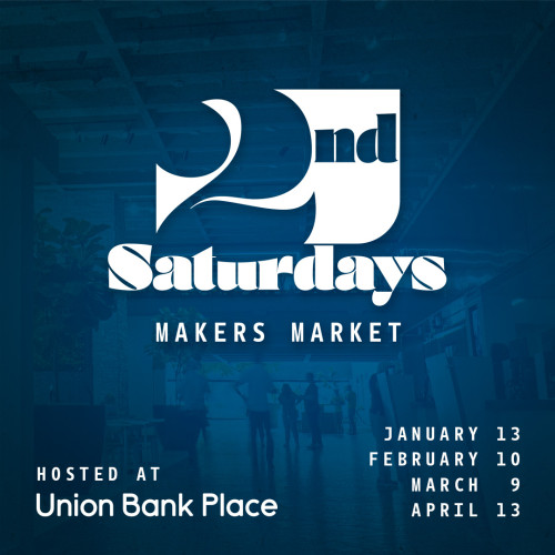 second saturday makers market date information graphic