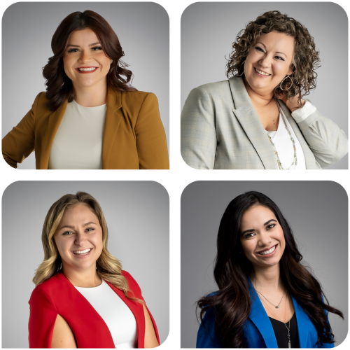 Blanca, Liz, Marta, Mariana grid