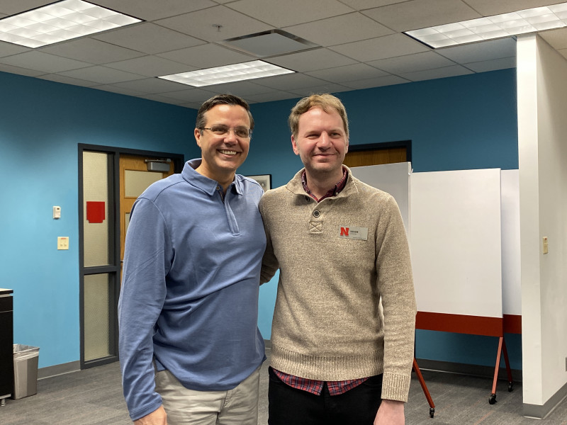Zach Eden Magic Moments with former Husker basketball coach Tim Miles