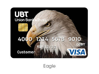 Joel Sartore Eagle debit card