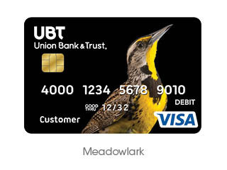 Joel Sartore Meadowlark debit card