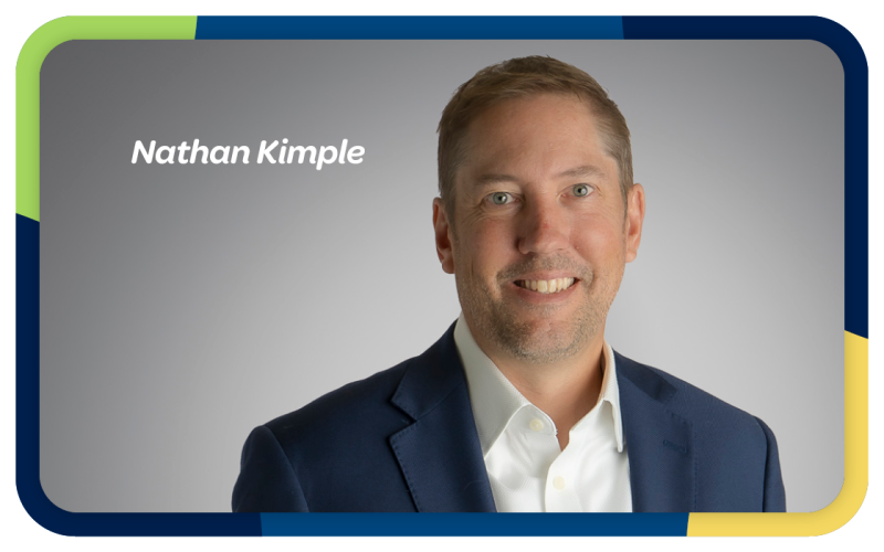 A headshot of Nathan Kimple