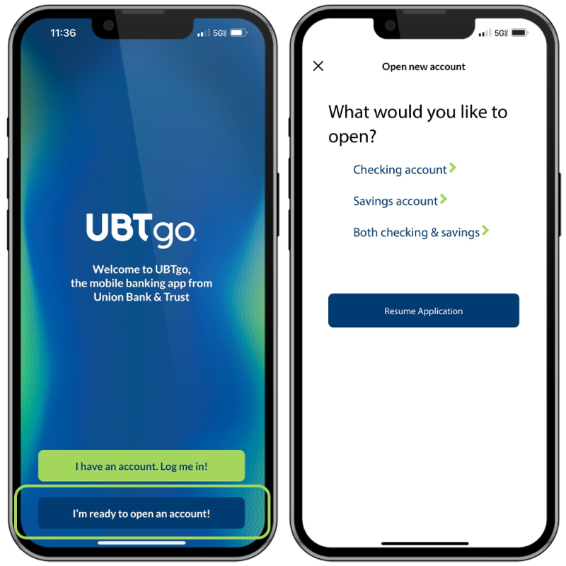 A screenshot of UBTgo mobile app