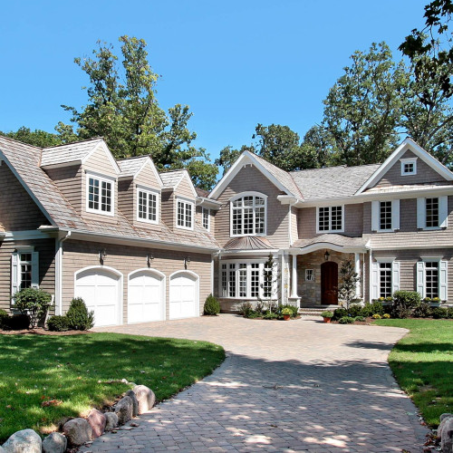 A beautiful home with a 3 stall garage