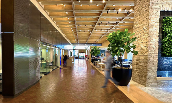 Lobby of Union Bank Place on 13th and O Street Lincoln Nebraska