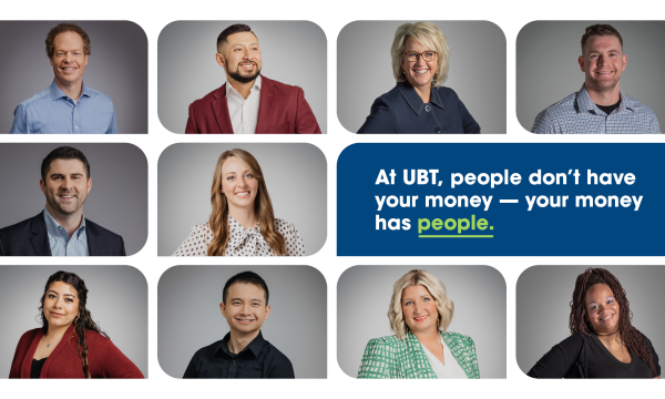 A collage of UBT employees