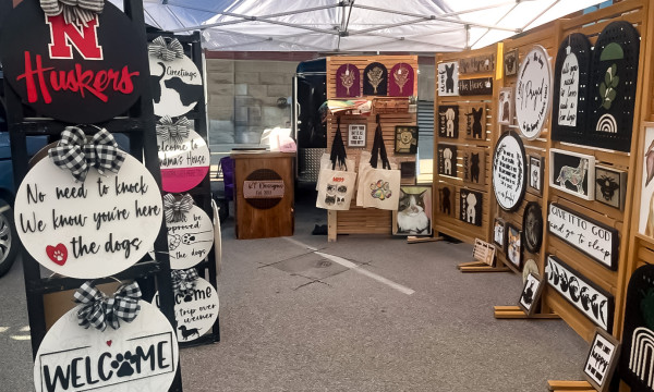 KT Designs market booth