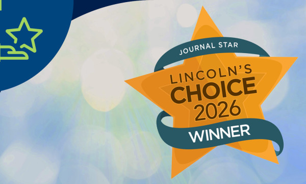 a graphic of the lincoln choice awards yellow star that says 2026 winner